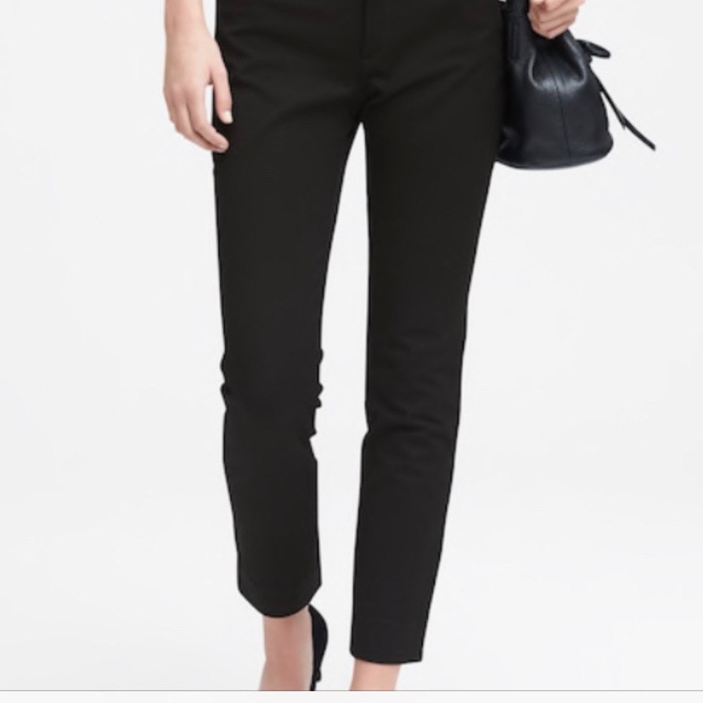 Banana republic black Sloan work pants
